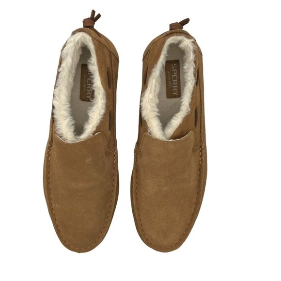 Sperry Men's Brown Moc-Sider Suede Slip-On - Size 7.5 - Picture 4 of 8